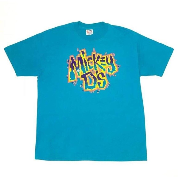 Vintage McDonalds Mickey D’s Shirt Adult XL Single Stitched Travis Scott - Picture 1 of 2